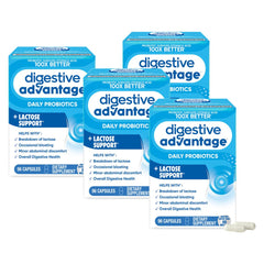 Digestive Advantage daily probiotic bottle promotes gut balance.