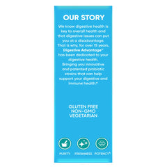 Digestive Advantage daily probiotic capsules arranged for easy daily routine