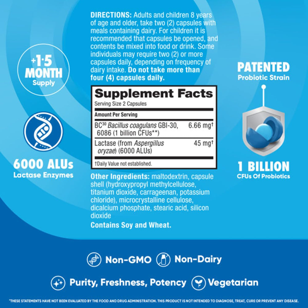 Patented probiotic shell keeps bacteria alive in Digestive Advantage capsules.