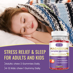 Dilib kid-friendly vegan gummies suitable for ages 4 and up.