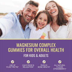Dilib gummies strawberry flavor packaging, tasty magnesium blend for mood support.