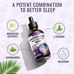 dilib magnesium glycinate drops dose control with dropper