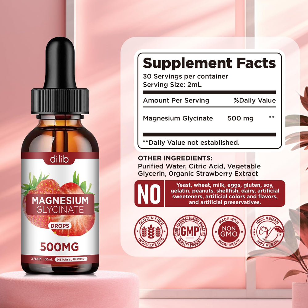Dilib vegan-certified magnesium supplement for a cruelty-free wellness option.