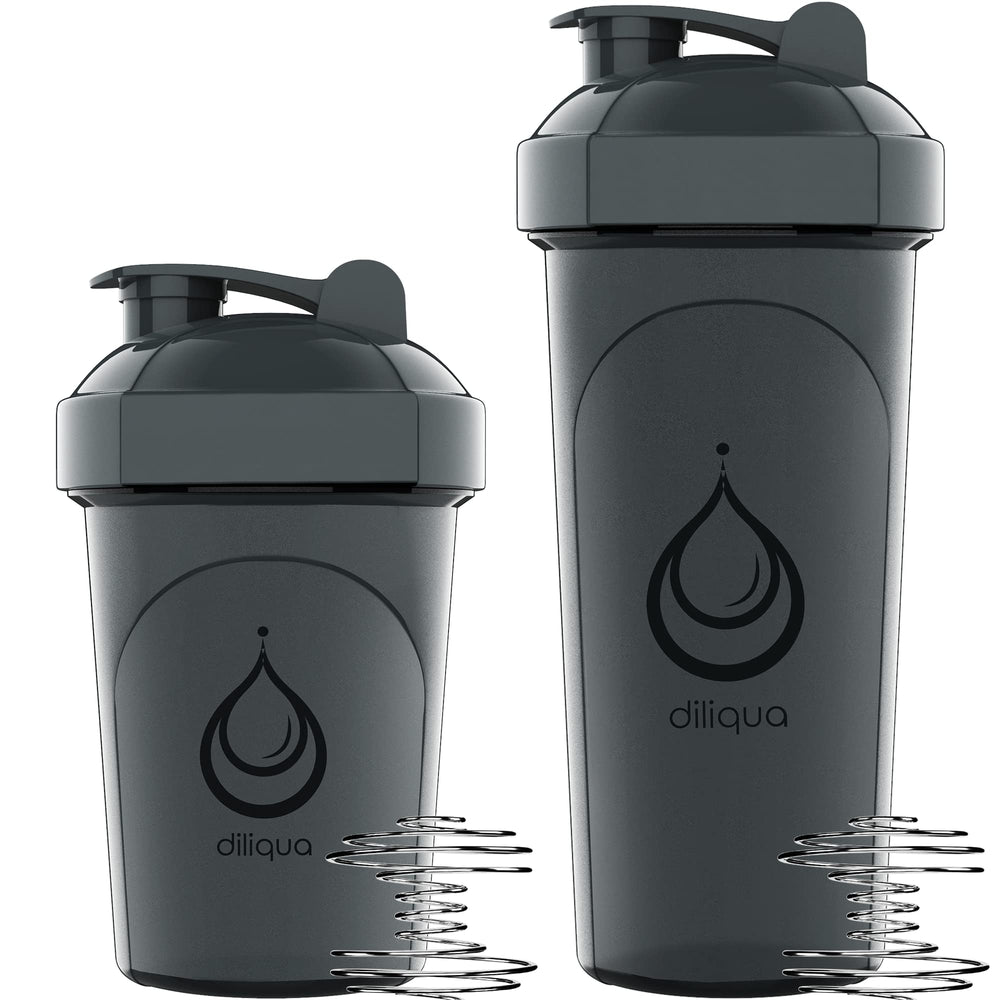 Diliqua 20oz shaker with leakproof lid for convenient travel.