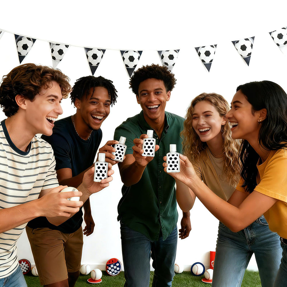 Dimsile travel-friendly hand sanitizer for on-the-go players and fans.