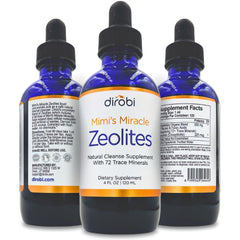 Dirobi Mimi’s Miracle Zeolites bottle ready for daily detox support