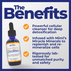 Dirobi Mimi’s Miracle Zeolites easy dosing makes daily use simple