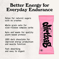 Detail of 100% dark chocolate on a Dirtbag Bar for rich flavor.