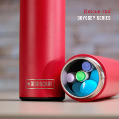 DISONCARE Odyssey 60H interior storage for pens keeps meds organized.