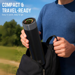 Odyssey 60H holds up to 3 insulin pens for compact portability