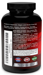 Divine Bounty curcuminoids 95 percent close-up emphasizes potency.