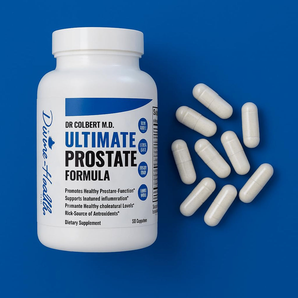 Dr Colbert Ultimate Prostate Formula ingredients feature Saw Palmetto and pumpkin seed