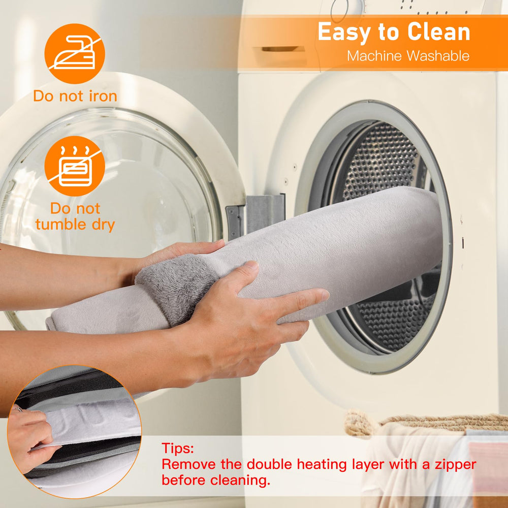 Diweez foot warmer features a three-timer auto-off function for safety.