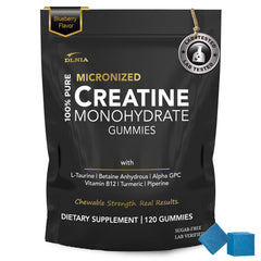 DLNIA Creatine Monohydrate Gummies bottle ready for gym energy and daily performance