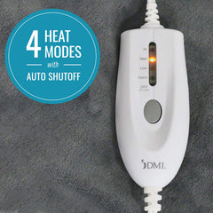 Long 9-foot cord allows flexible positioning on couch or chair.