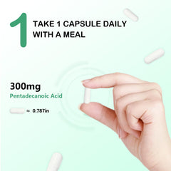 Capsule with water illustrates easy daily integration