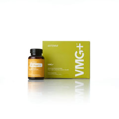 doTerra VMG+ bottle close-up highlighting premium formulation for daily wellness.