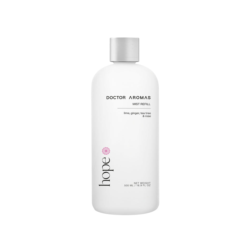 Doctor Aromas Hope 500ml mist refill for long-lasting aroma.