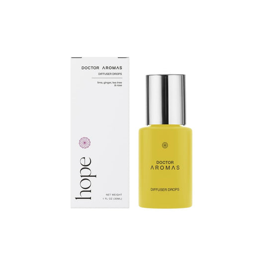 Doctor Aromas Hope diffuser bottle for serene spaces