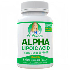 Doctor Danielle Alpha Lipoic Acid bottle showcasing ARLA for potential blood sugar support