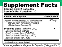 Doctor Danielle Probiotic bottle with glass, easy daily intake routine