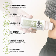 Doctor Hoy's Pain Relief Gel close-up showing menthol encapsulated cooling for comfort.
