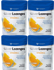 Doctor Recommended Supplements silver lozenges 60ppm for on-the-go throat relief and immune support.