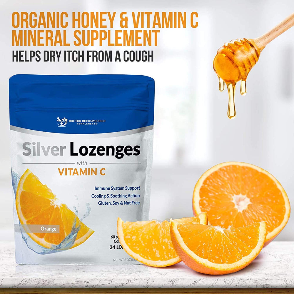 Doctor Recommended Supplements vitamin C boost in lozenge supports daily immunity.