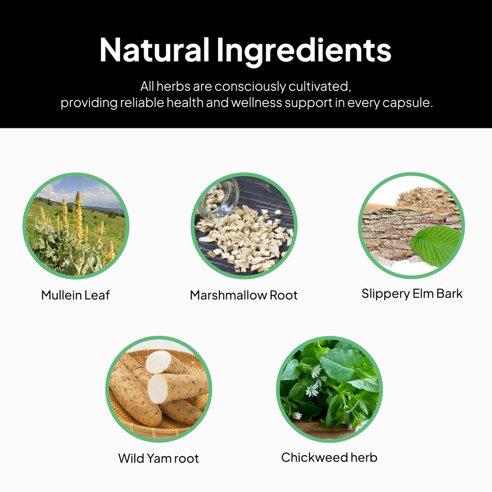 Packaging box shows naturopath-formulated approach and quality herbs.