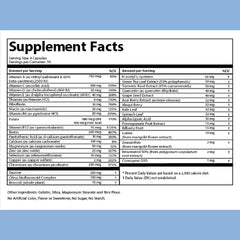 Doctor's Advantage Daily Shield ingredients blend highlights Bilberry and Green Tea Extract