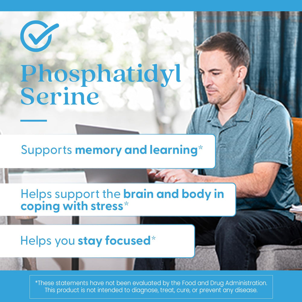 Doctor's Best Best Phosphatidyl Serine 100 vegan label close-up