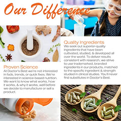 Doctor's Best collagen nutrition panel highlighting types I and III and vitamin C