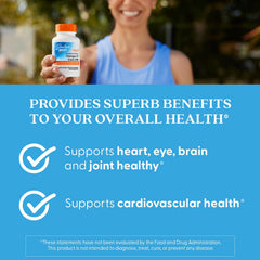 Doctor's Best EPA DHA per serving emphasizes robust omega-3 delivery for potential wellness support