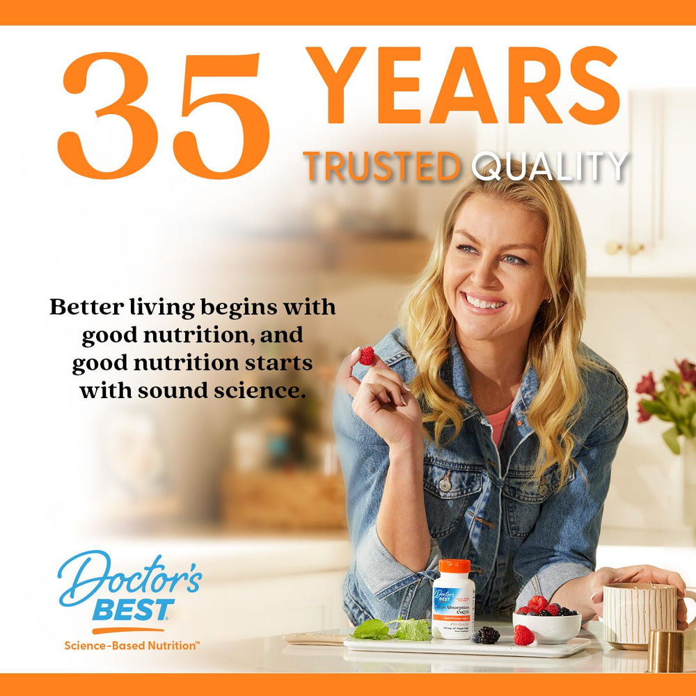 Vegan, gluten-free capsules from Doctor's Best turmeric curcumin.