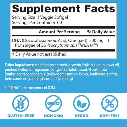 Algae source illustration highlights sustainably cultured, toxin-free DHA from algae.