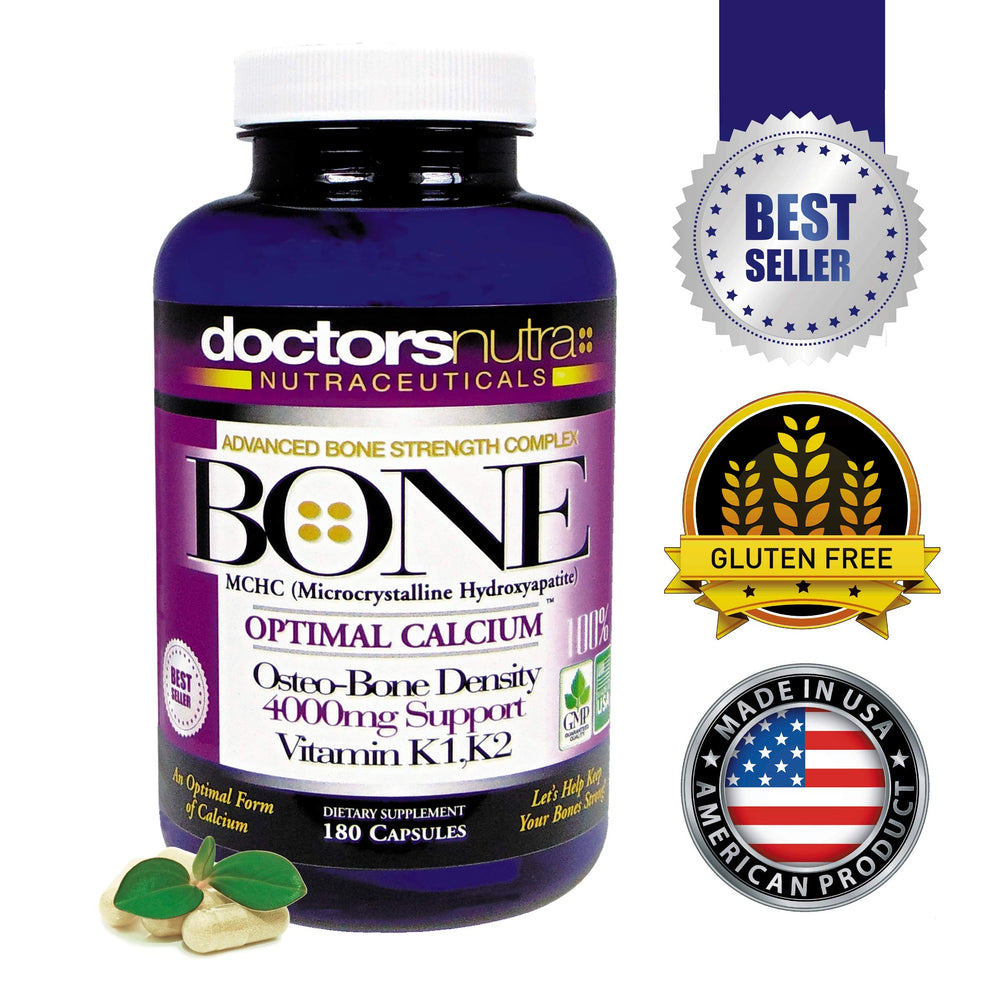Doctors Nutra Calcium ingredients label highlighting minerals for daily balance