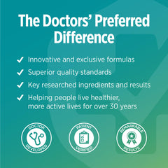 DOCTORS' PREFERRED GlucoGold Advanced tablets pack ready for daily use
