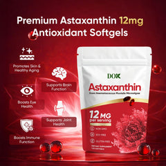 DOK astaxanthin from Haematococcus microalgae source highlight