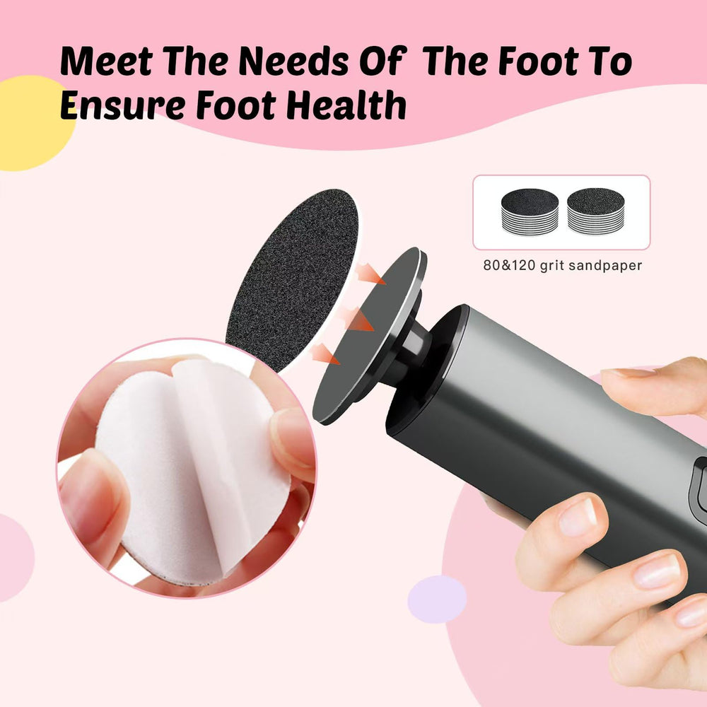 Dolcevitae foot callus remover 9 speed dial for tailored care