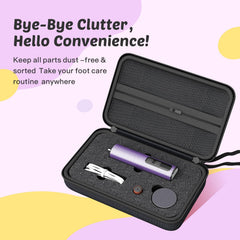 Dolcevitae storage case with travel lock keeps accessories safe.