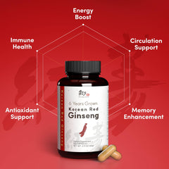 Dongjieum Korean Red Ginseng bottle-label highlights GMP-certified quality for mindful supplementation.