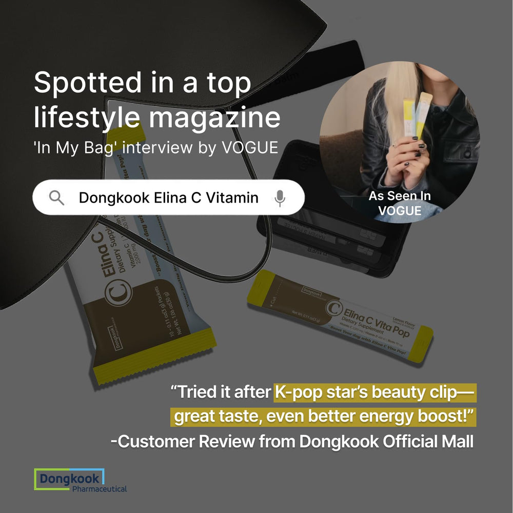 DONGKOOK Vita Pop portable packets, easy daily vitamin C on the move
