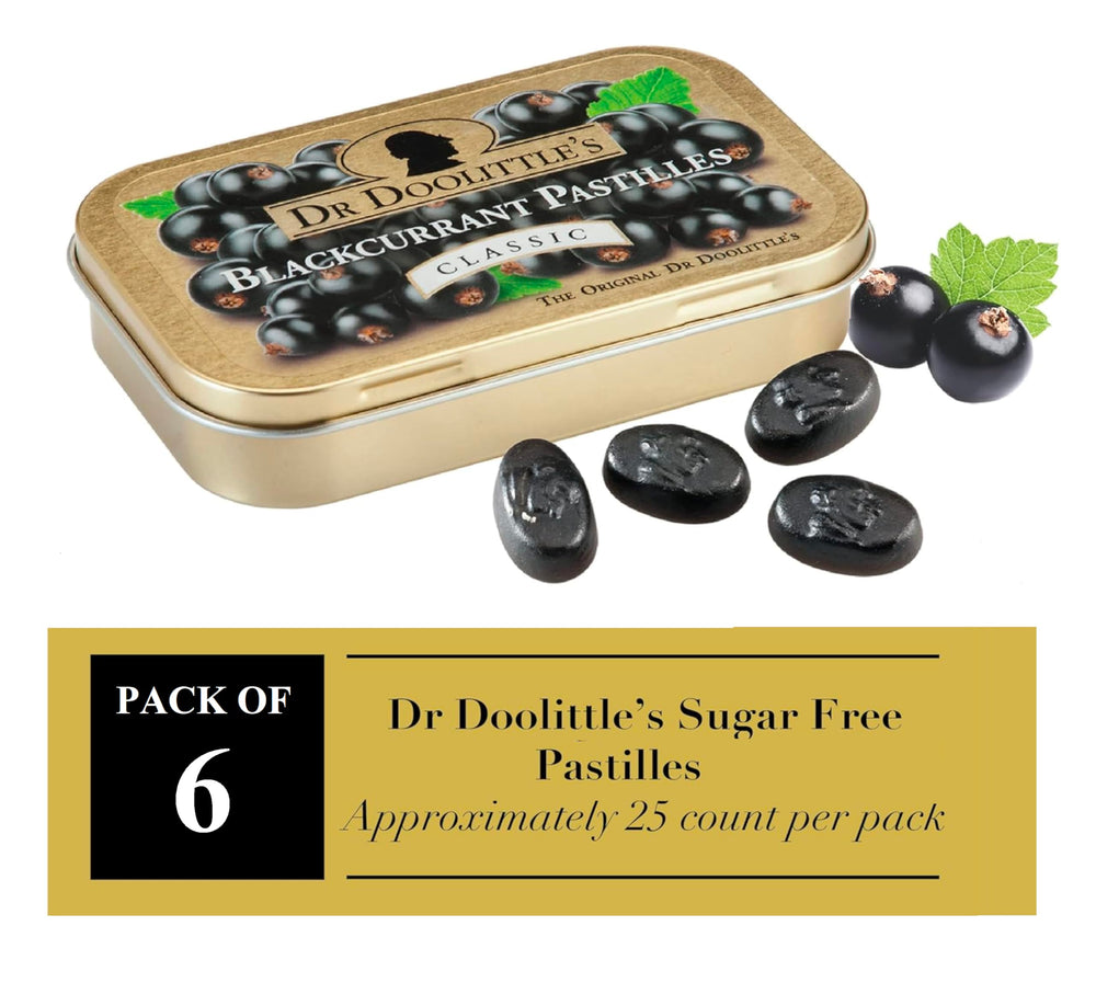 Close-up of DOOLITTLE pastilles texture showing chewy, fruit-flavored mouth relief