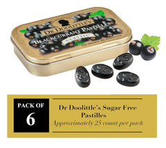 Close-up of DOOLITTLE pastilles texture showing chewy, fruit-flavored mouth relief