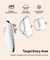 Dopsikn micro-current massage mode targets facial and body areas for gentle toning.