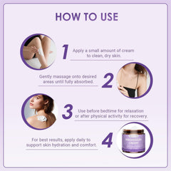 Fast-absorbing Doracome cream leaves a non-greasy finish on skin.