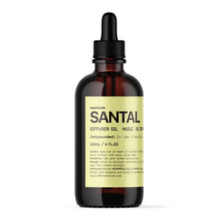 Doratelier Santal diffuser oil with glass dropper for premium living space fragrance.