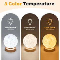Doraubia remote control demonstrates easy brightness and color temperature adjustments from across the room.