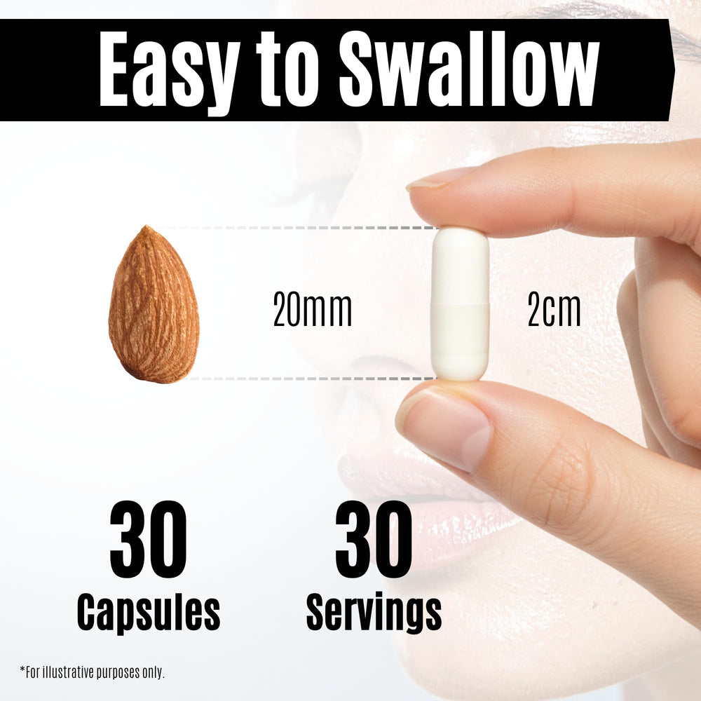 DoSe by VH capsules on white surface for a comfortable daily intake