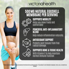 DoSe by VH bottle back reveals turmeric and HA for joint comfort
